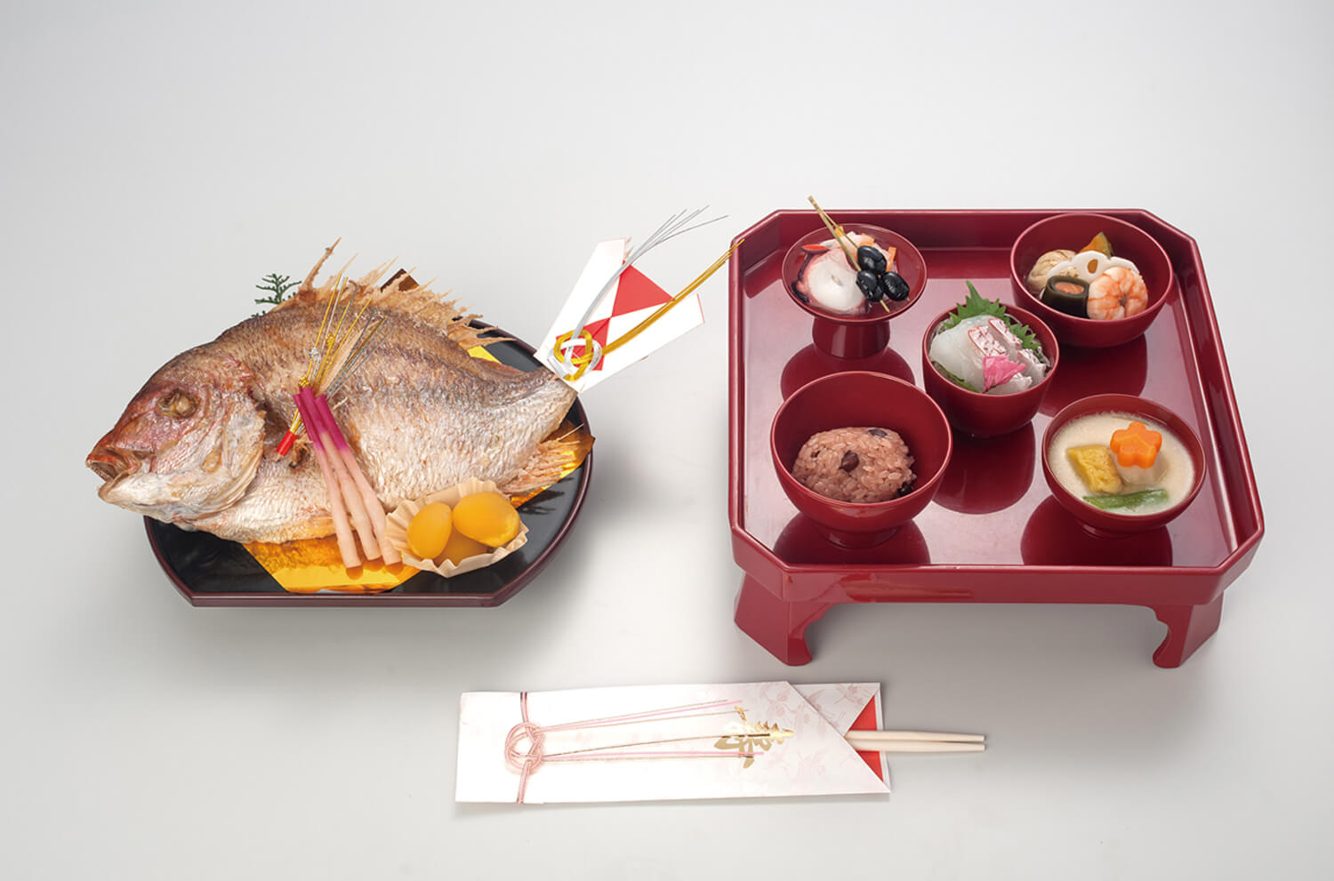 真鯛付祝い膳「お箸初め」 | 料理・弁当・高級仕出し・ケータリングの